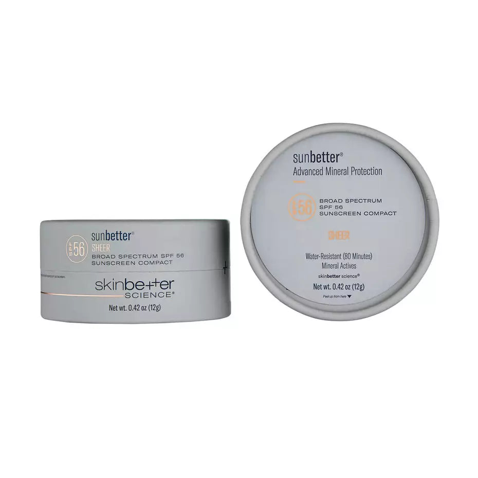 Sunbetter SHEER SPF 56 Mineral Sunscreen Compact
