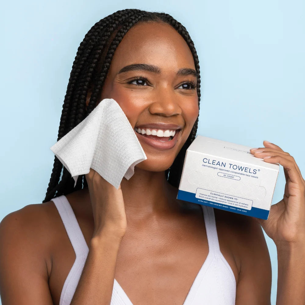 Clean Towels™ Disposable Face Towels (25 Count)