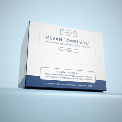 Clean Towels™ XL Disposable Face Towels (50 Count)