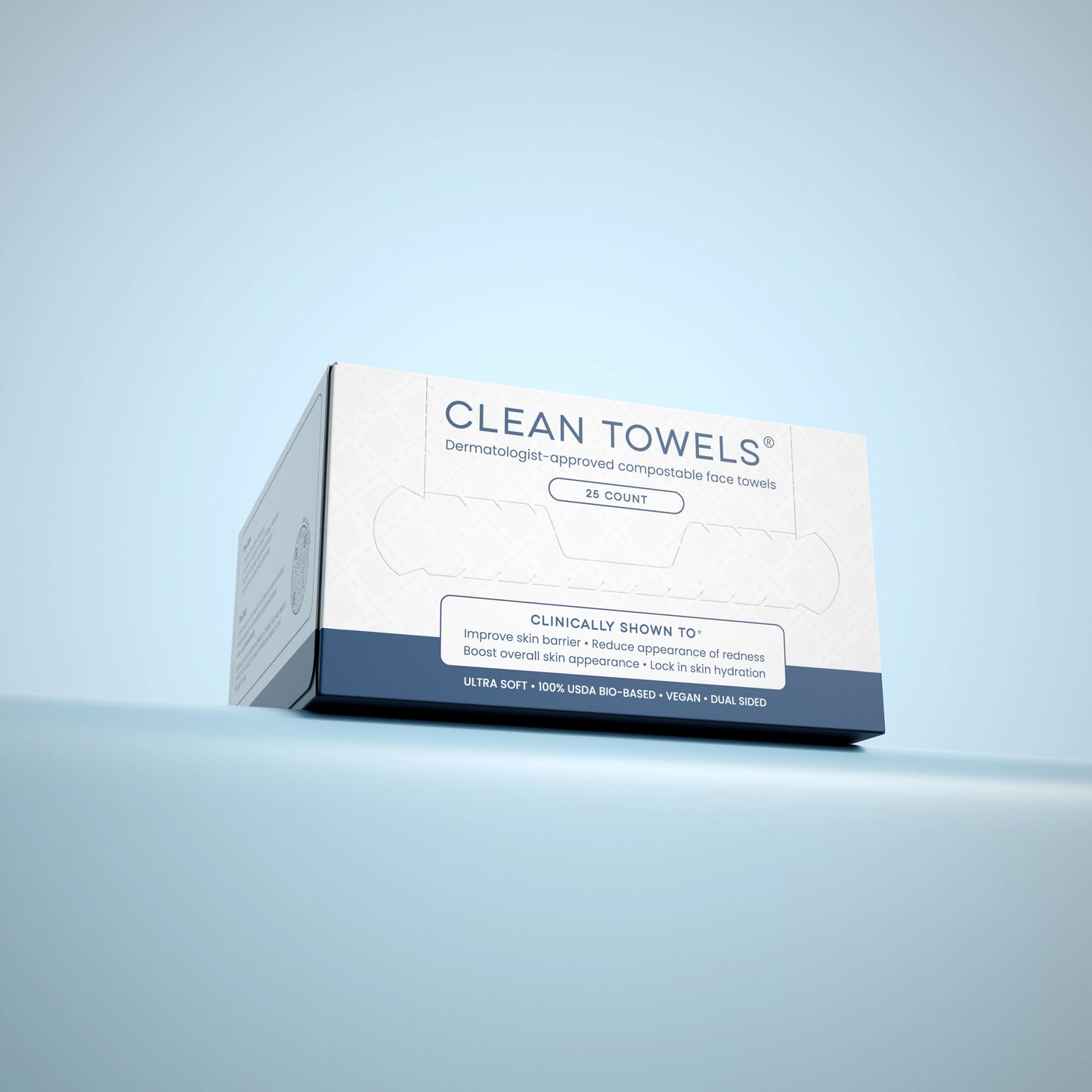 Clean Towels™ Disposable Face Towels (25 Count)