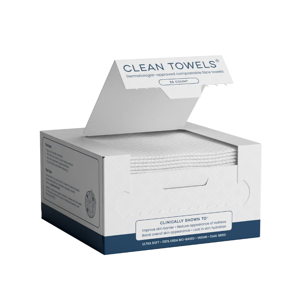 Clean Towels™ Disposable Face Towels (25 Count)