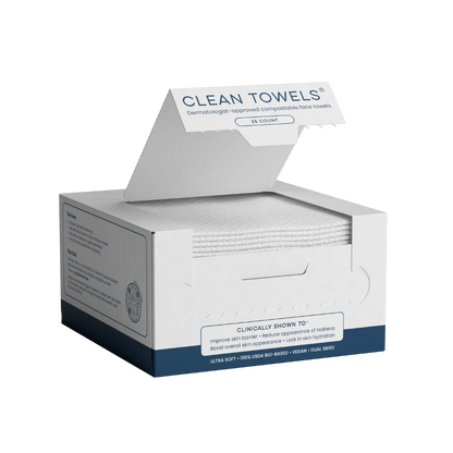 Clean Towels™ Disposable Face Towels (25 Count)